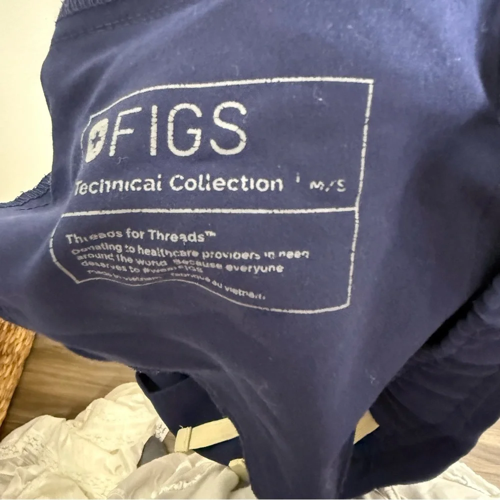 Figs SHORT Tansen Jogger Scrub Pants Navy Blue Medium